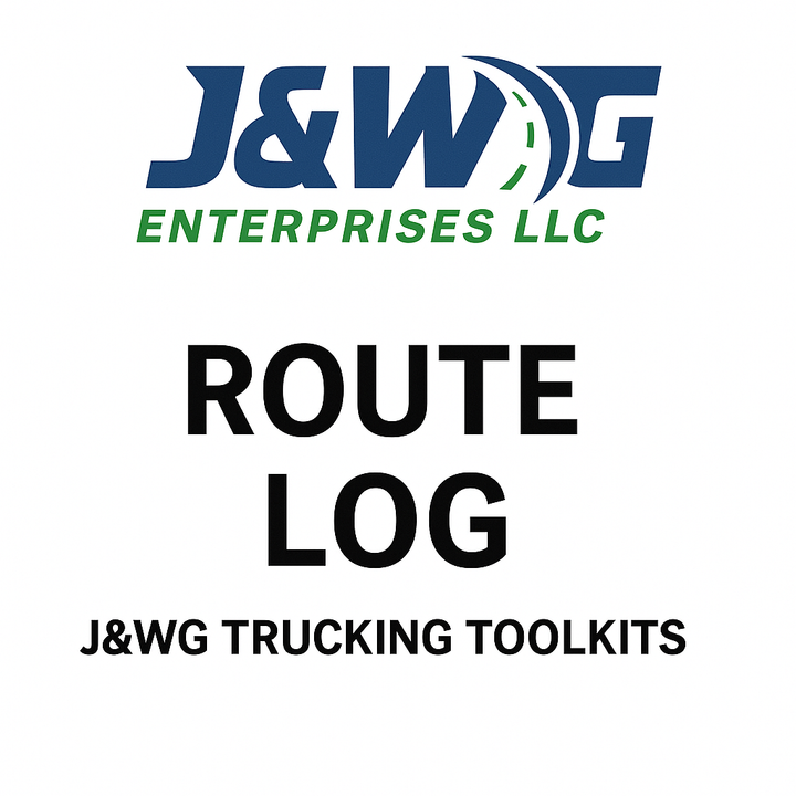 Route Log by J&WG Enterprises LLC