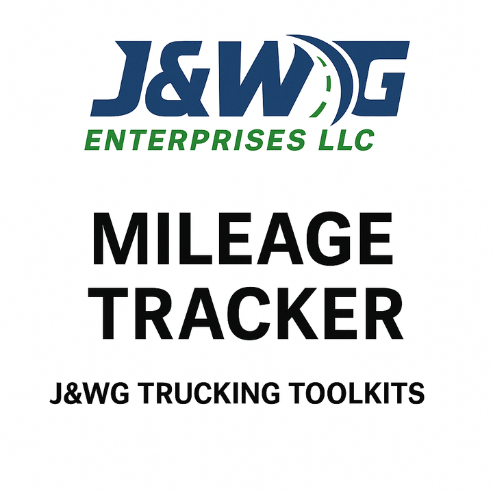 Mileage Tracker – J&WG Enterprises LLC